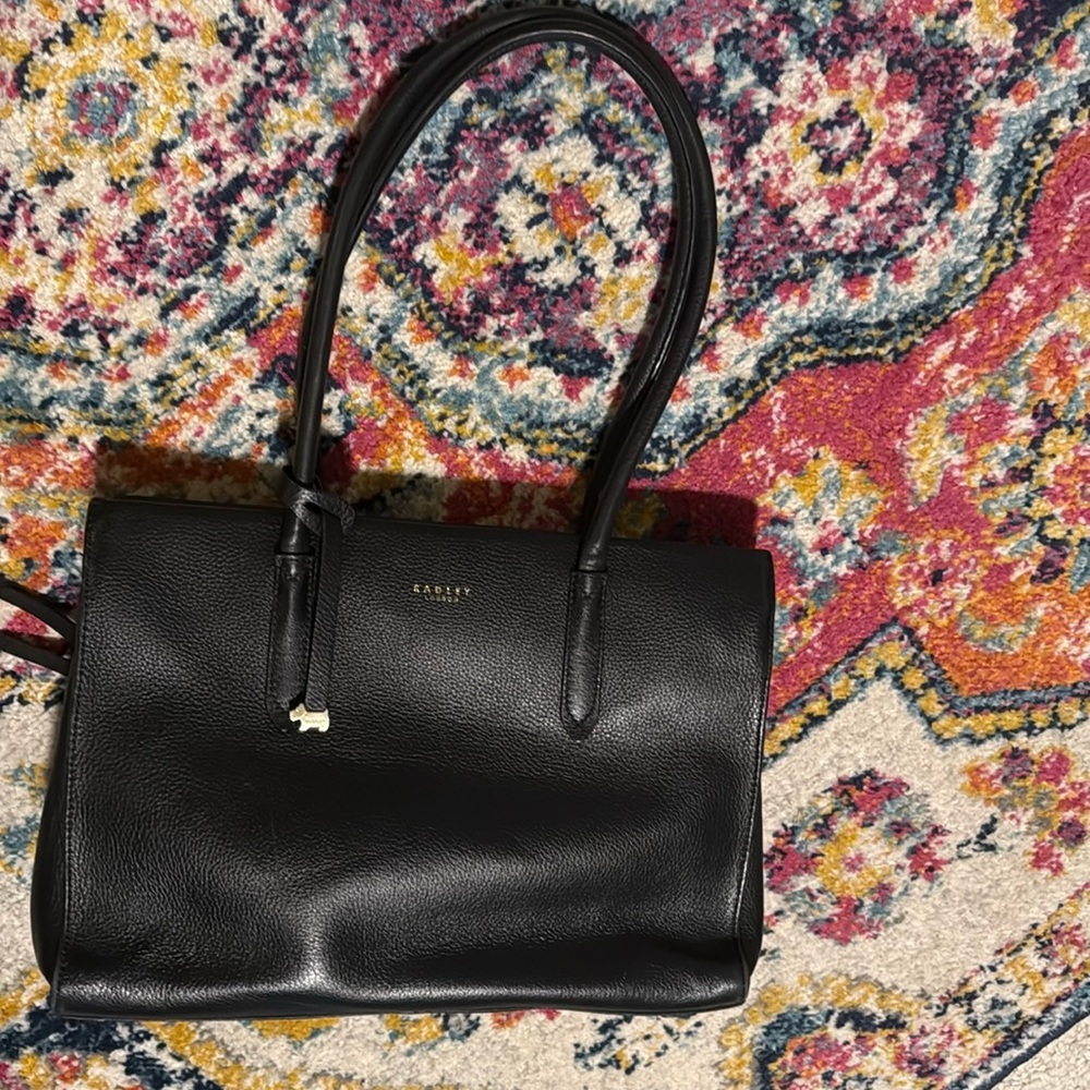 RADLEY LONDON Black Leather Satchel